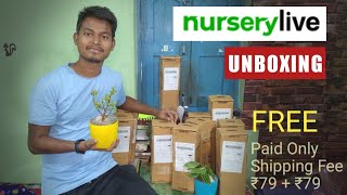 Free Live Plants Loot Unboxing | NurseryLive Loot Unboxing | Air Purifying Indoor Plants 🌱