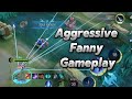 Aggressive Fanny Gameplay & Emblem Reveal | Unstoppable Skills!