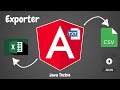 Angular Material | Covid19 Export Report (Excel,Csv,Json,Txt) | Javatechie