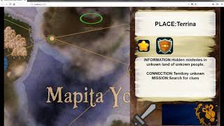 Fantastic Quest Map Navigator Construct2 & 3 Template