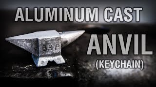 Anvil Keychain Aluminum Casting