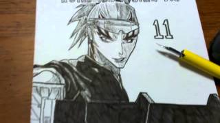 BLEACH の阿散井恋次描いてみた。