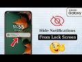 Hide Messages & Notifications on Samsung Lock Screen 🔒 (Easy Guide)