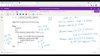 Assigning binary code word to the tag generated by Arithmetic Code
