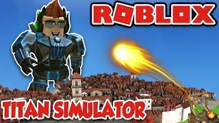 Becoming The Biggest On The Server Roblox Titan Simulator - 