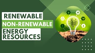 What are Renewable and Non-Renewable Resources? | #steamspirations #steamspiration