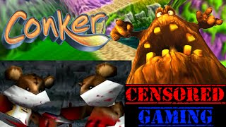 Conker's Bad Fur Day/Live \u0026 Reloaded Censorship - Censored Gaming Ft. Games Nosh