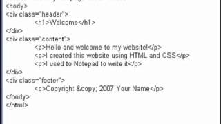 How to create Basic CSS Stylesheet using Notepad