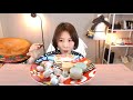 우앙tv 리얼사운드 마카롱과 머랭쿠키 eating show mukbang korean food