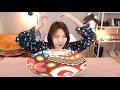 우앙tv 리얼사운드 마카롱과 머랭쿠키 eating show mukbang korean food