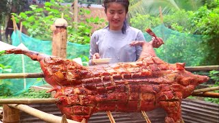 Yummy Roast Pig Recipe Crispy Pork Roast-Countryside food show