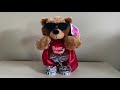 modified 2021 gemmy valentine’s day walmart animated flirty flashers bear “the stripper”