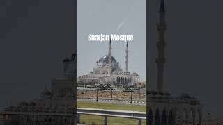 Sharjah Mosque The biggest mosque 25000 men Capacity for Prayer , The Day view