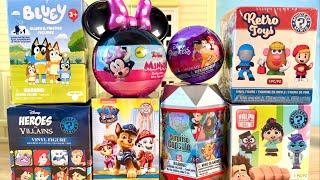 Bluey, Paw Patrol, Minnie Mouse Disney Jr Princess surprise unboxing ASMR