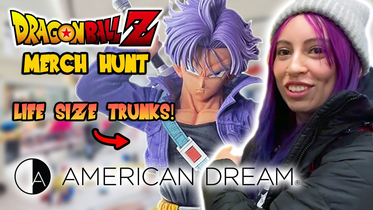 Dragon Ball Merch Hunt Life Size Trunks At The American Dream Mall