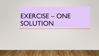 Python tutorial in Hindi 63 : OOP - Exercise one solution