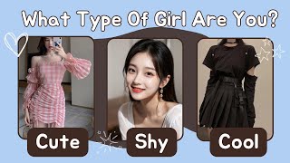 What Type Of Girl Are You? 👩‍🦱💫 | Fun Aesthetic Quiz | Personality Test