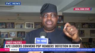 APC Leaders Commend PDP Members Defection In Osun