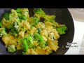 healthy broccoli scrambled eggs recipe