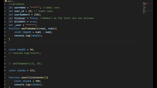 JS Variables and Data Types - 2025