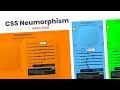 Quick Neumorphism Tool For Soft UI By Adam Giebl | CSS Neumorphism Generator