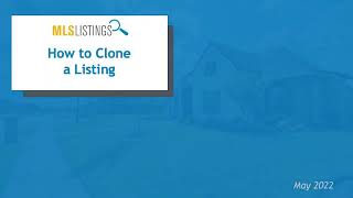 How to Clone a Listing - Listing Management