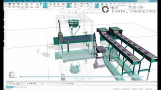 Siemens Process Simulate 2408 - Delta robots simulation