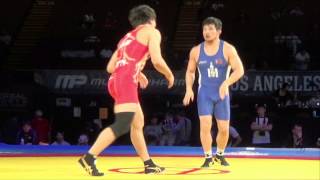 74 KG Purevjav Unurbat Mongolia vs  Sohsuke Takatani Japan