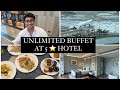 BUFFET AT MARRIOT  5 ⭐️ HOTEL  | AIRPORT VIEW | INFINITY POOL | SUNDAY BRUNCH