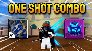 Godhuman + Rumble + True Triple Katana = Best One Shot Combo Update 23 (Blox Fruits)