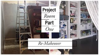Organizing Project & Filming Room | Home Office | Craft Room (Pt1)