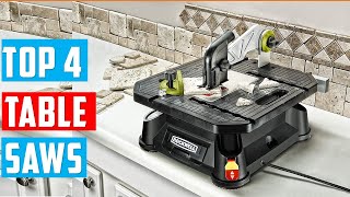 ✅Best Portable Table Saws 2023 | Top 4 Highly Rated - Portable Table Saws