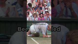 Boris Becker Dazzles and Dives His Way Into Wimbledon History Books #shorts