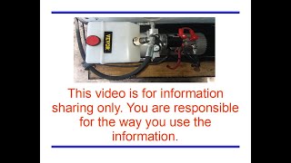 Using a Single Acting Pump with Double Acting Cylinders