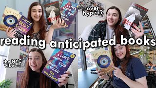 reading anticipated NEW thrillers and a popular paranormal romance book 🐺✨🫢