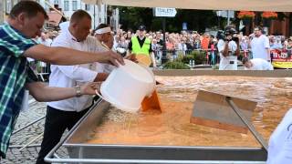 Rekord Guinnessa - Największa Jajecznica na Świecie, Kartuzy 26-07-2014