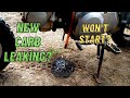 Dirt Bike Leaking Gas or Won't Start With New Carb?