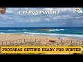 Protaras Cyprus  Winter Coastline - Crashing waves & Sunshine