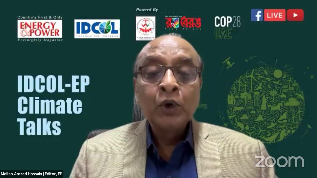 IDCOL-EP Climate Talks | Dr. Fazle Rabbi Sadeque Ahmed | COP28 - YouTube