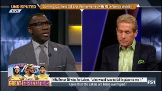 UNDISPUTED | Skip and Shannon DEBATE: Agree that the LeBron's Lakers are being overhyped?