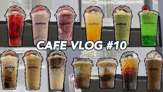 (무자막)[CAFE VLOG#10] 전메뉴인 듯 전메뉴 아닌 영상 / 더벤티 알바를 준비하는 미래의 알바생들은 보아라! / cafe vlog / 더벤티 브이로그