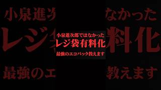 【堀江貴文】レジ袋有料化の真実→これが最強のエコバックです    ホリエモンの深堀り[切り抜きch]  #小泉進次郎