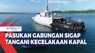 Armada III Gelar Latihan Pertolongan Kecelakaan Kapal di Laut