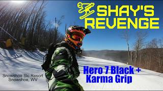 Shay's Revenge - Snowshoe Ski Resort - Snowboarding - 2/25/2019 - Snowshoe, WV - Hero 7 + Karma Grip