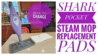 How To Change Shark Steam Mop Pad Purple Pocket Mop Head