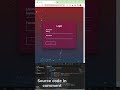 Login Form Design With Particle JS Animation