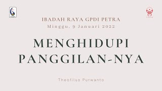 Menghidupi Panggilan-Nya - Ps. Theofilus Purwanto