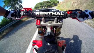 HONDA CRF 450 MOTARD ON BOARD