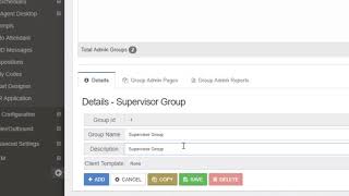 Setup Supervisor User Group