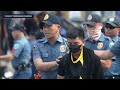 police carry out crowd dispersal operation of kojc members in davao city